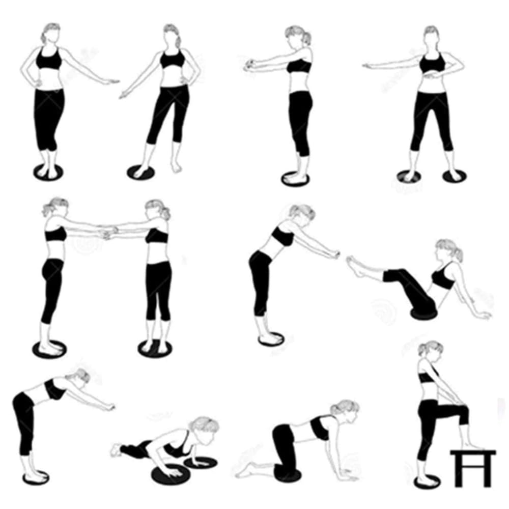 Tummy Twister | Twisting Waist Disc | Waist Trimmer | Fat Burner | Aerobic Exercise Foot Exercise Fitness Twister | Fat Buster | Perfect Home Gym Equipment for Men & Women GenzVybs